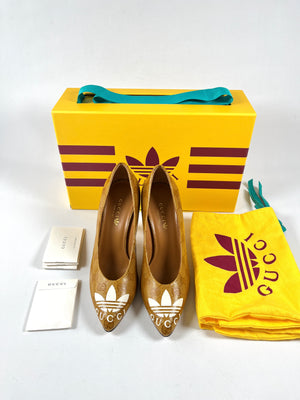 GUCCI - x ADIDAS GG MONOGRAM PUMPS - SZ 36 - BNIB