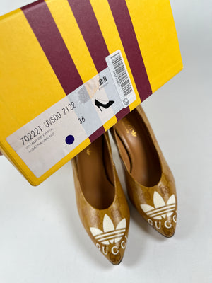 GUCCI - x ADIDAS GG MONOGRAM PUMPS - SZ 36 - BNIB