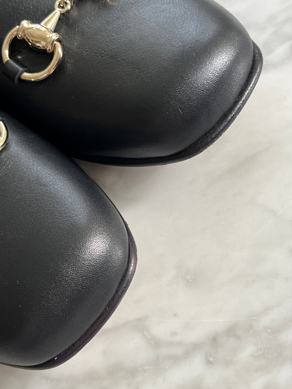 GUCCI - Miro soft leather Horsebit loafer - Sz 35