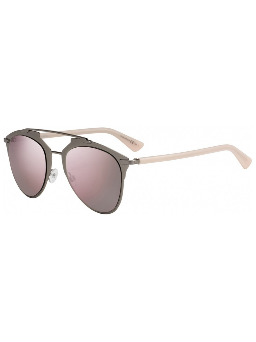 DIOR - REFLECTED AVIATOR SUNNIES RUTHENIUM PINK/PEARL PINK