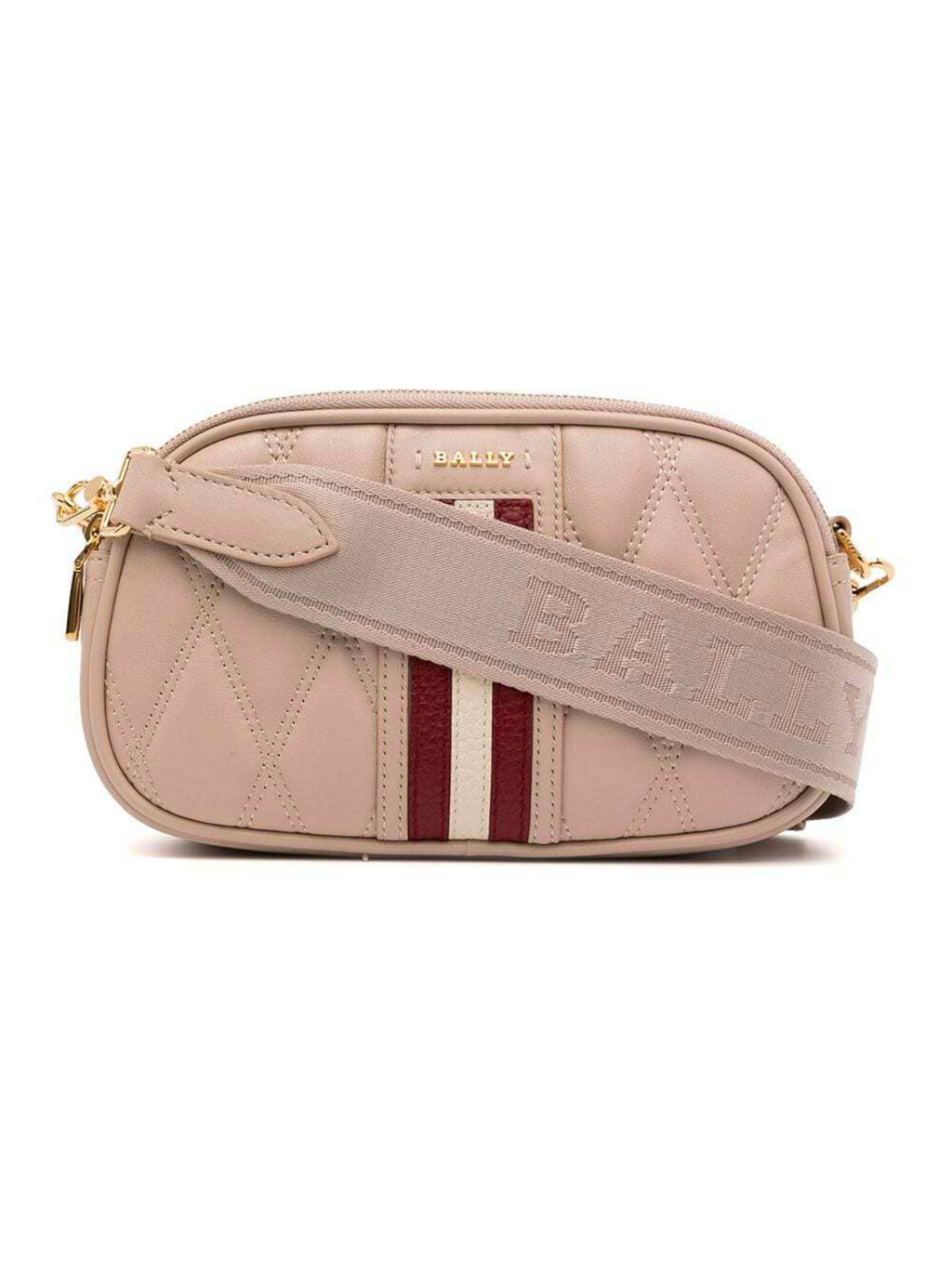 BALLY - DENNI LEATHER MINI BAG BLUSH PINK - NEW