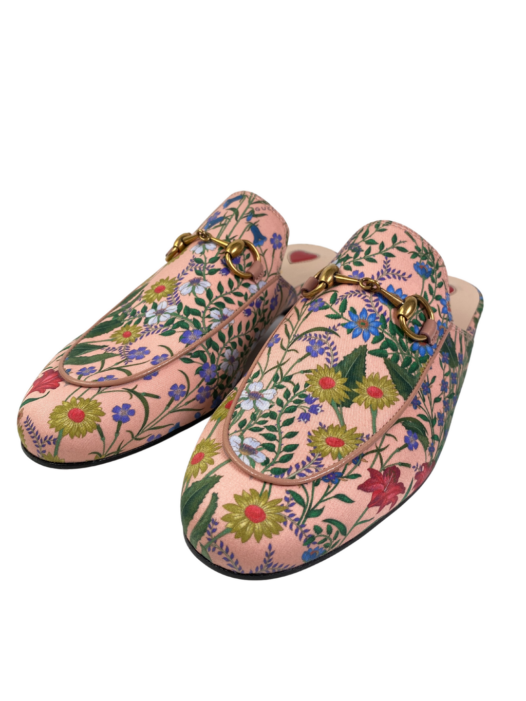 GUCCI - FLORAL PRINT PRINCETOWN MULES - SZ 36 NEW