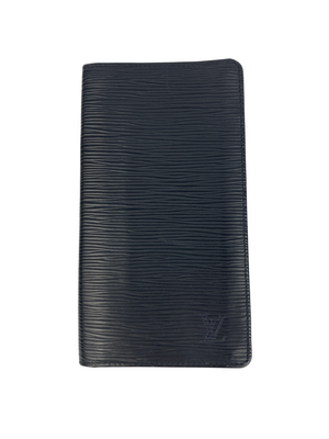 LOUIS VUITTON - BI FOLD LONG WALLET IN BLACK EPI LEATHER