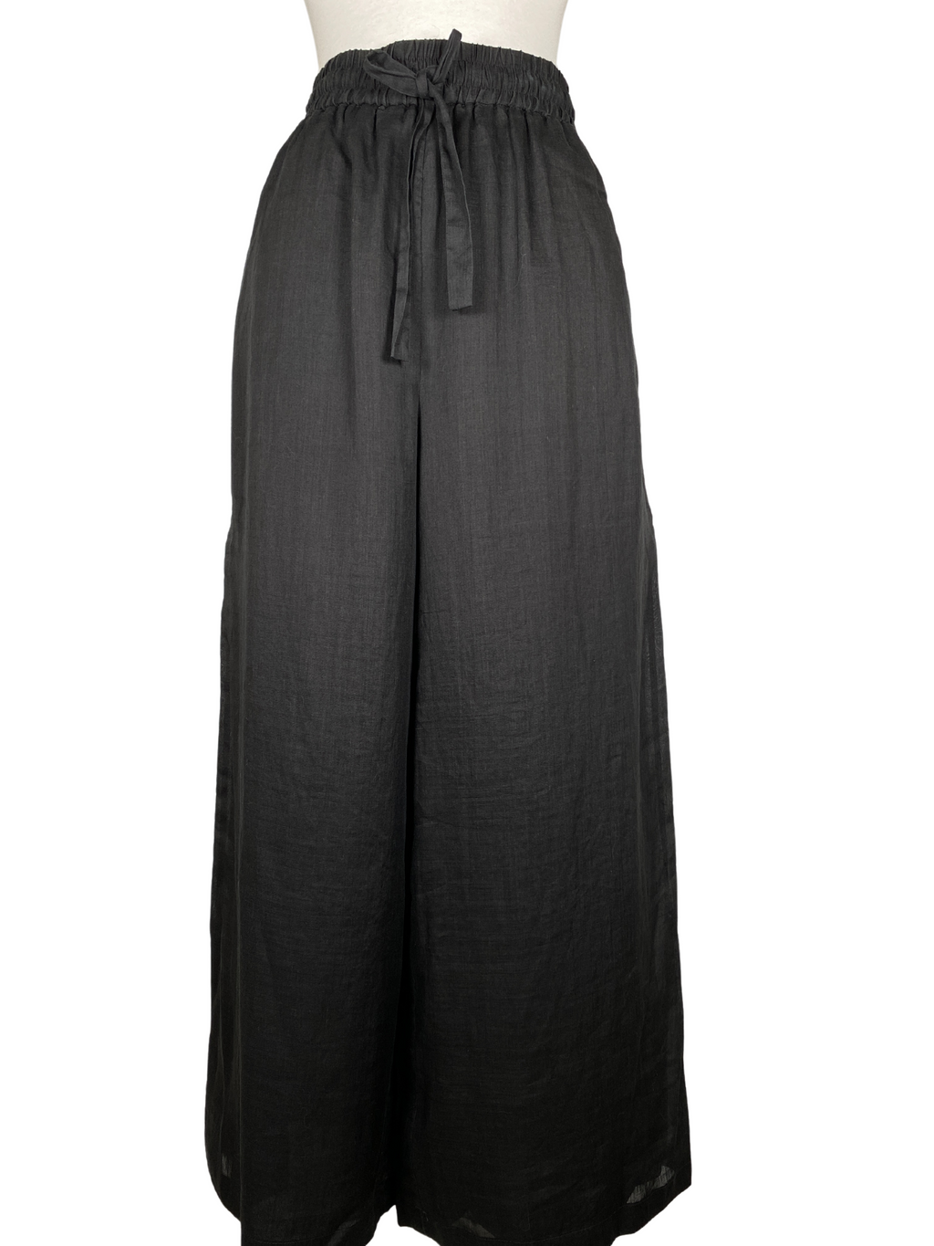 ZIMMERMANN - EDIE WIDE LEG PANT NOIR - SZ 2