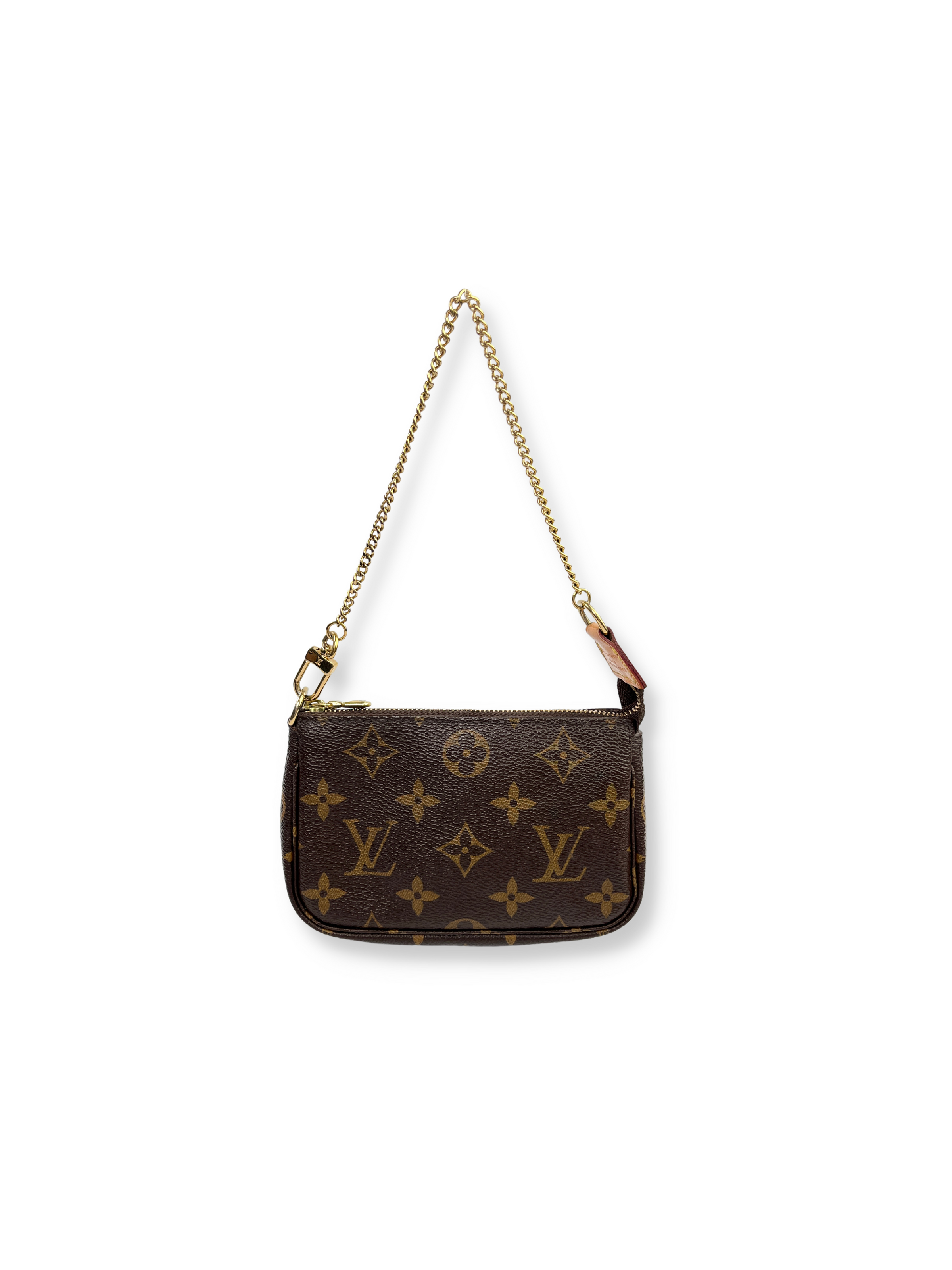 Louis Vuitton Mini Pochette Accessories Lillipop Blue in Calfskin Leather  with Gold-tone - US