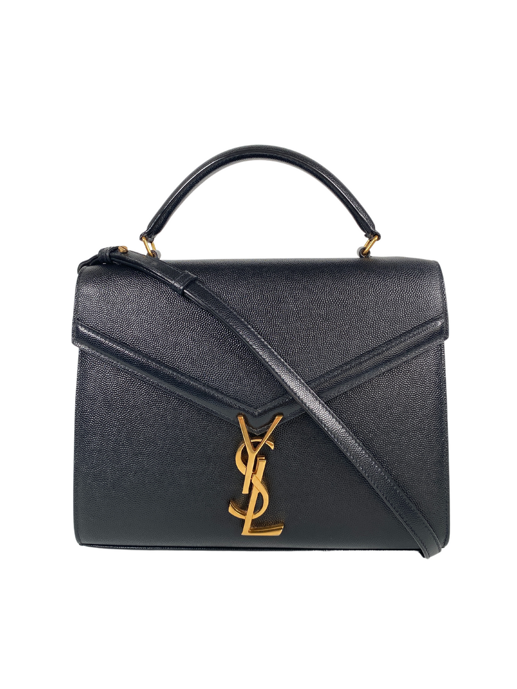 SAINT LAURENT - CASSANDRA MEDIUM TOP-HANDLE TOTE