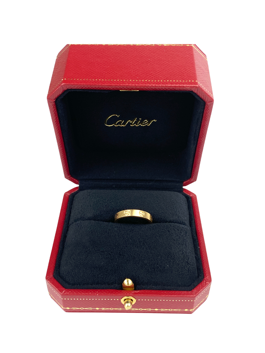 CARTIER - LOVE RING MINI YELLOW GOLD - SZ 52