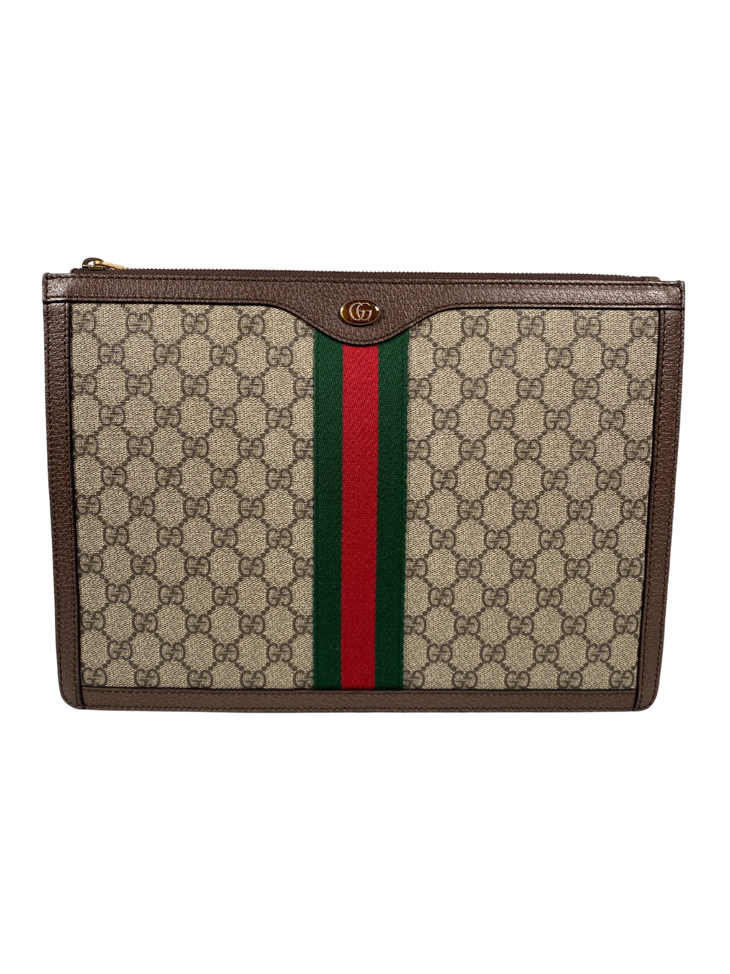 GUCCI - GG SUPREME MONOGRAM OPHIDIA PORTFOLIO POUCH