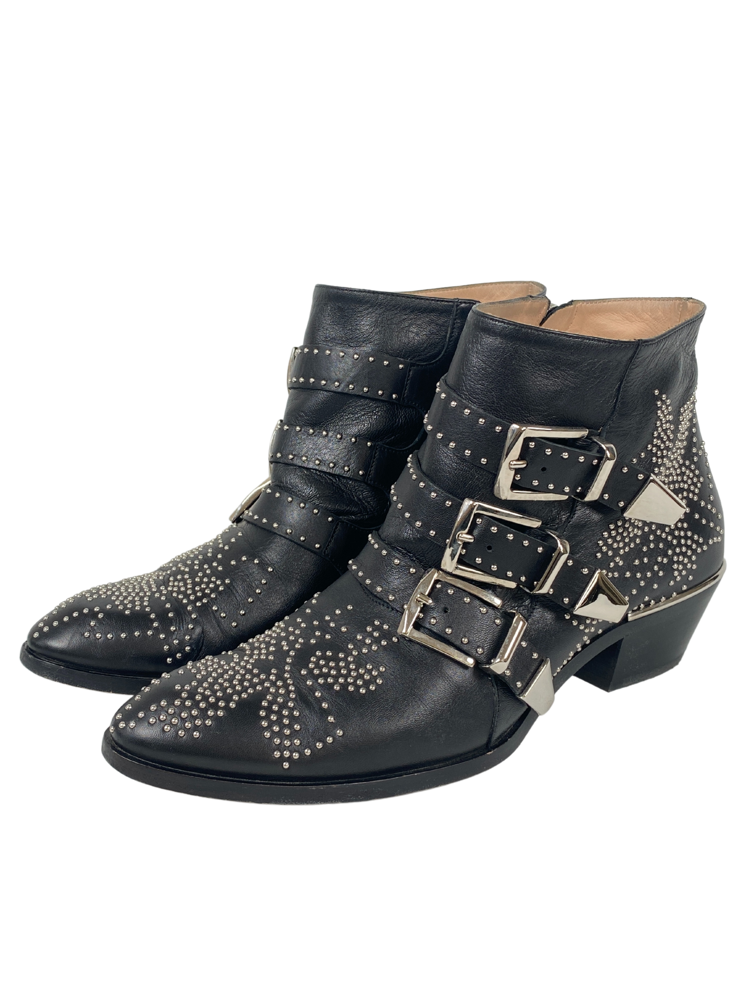 Chloe susanna 2025 boots gunmetal