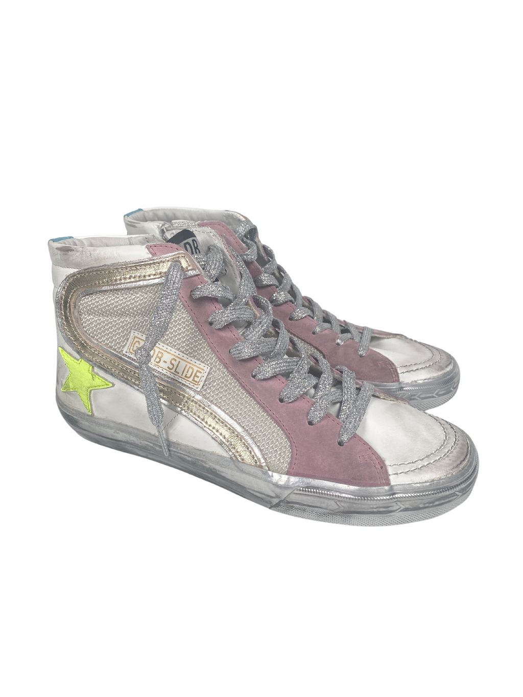 GOLDEN GOOSE - SLIDE HIGH TOP SNEAKERS - SZ 39 - NEW IN BOX