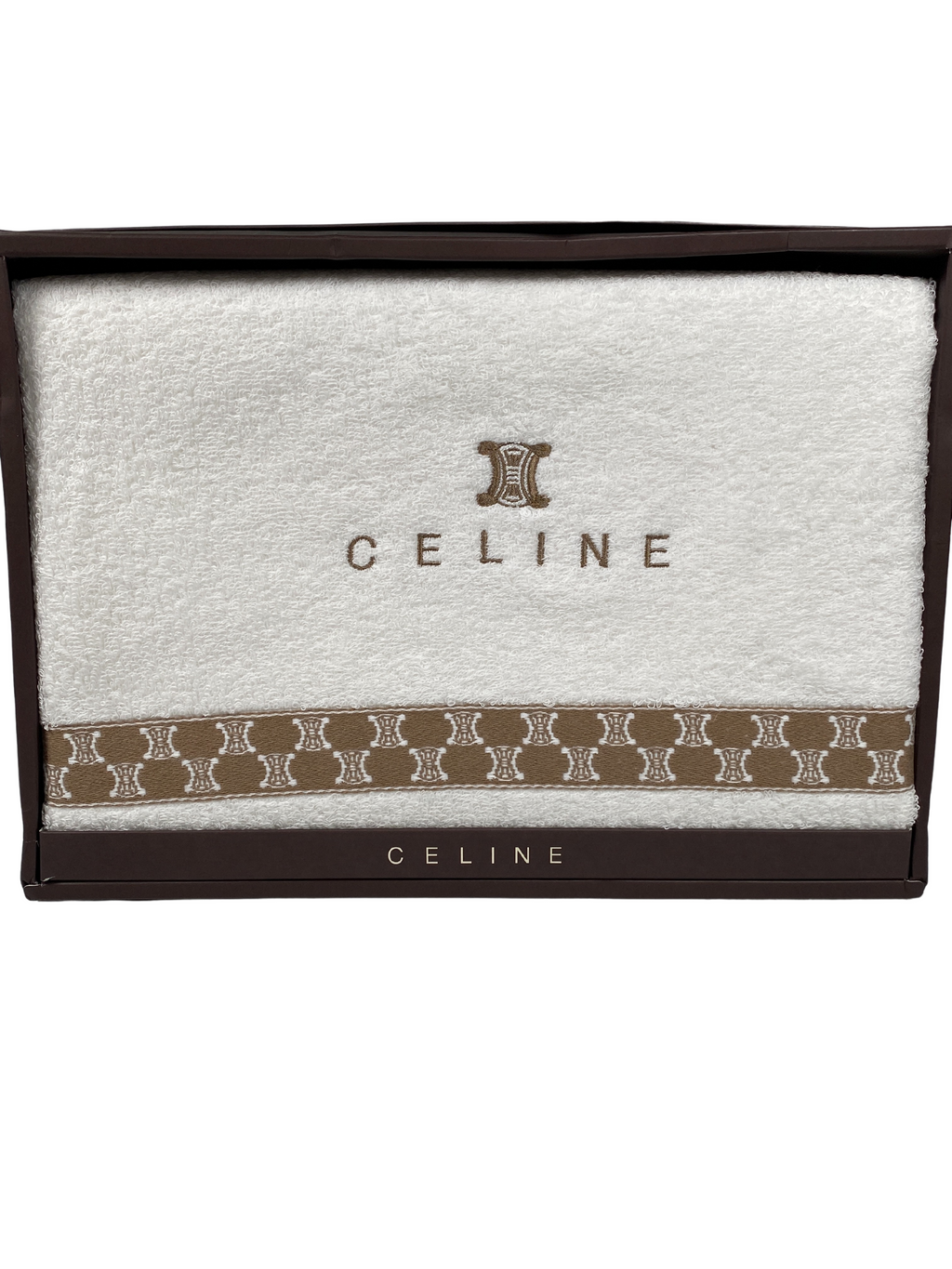 CELINE - VINTAGE BATH TOWEL 60 x 120 cm - NEW