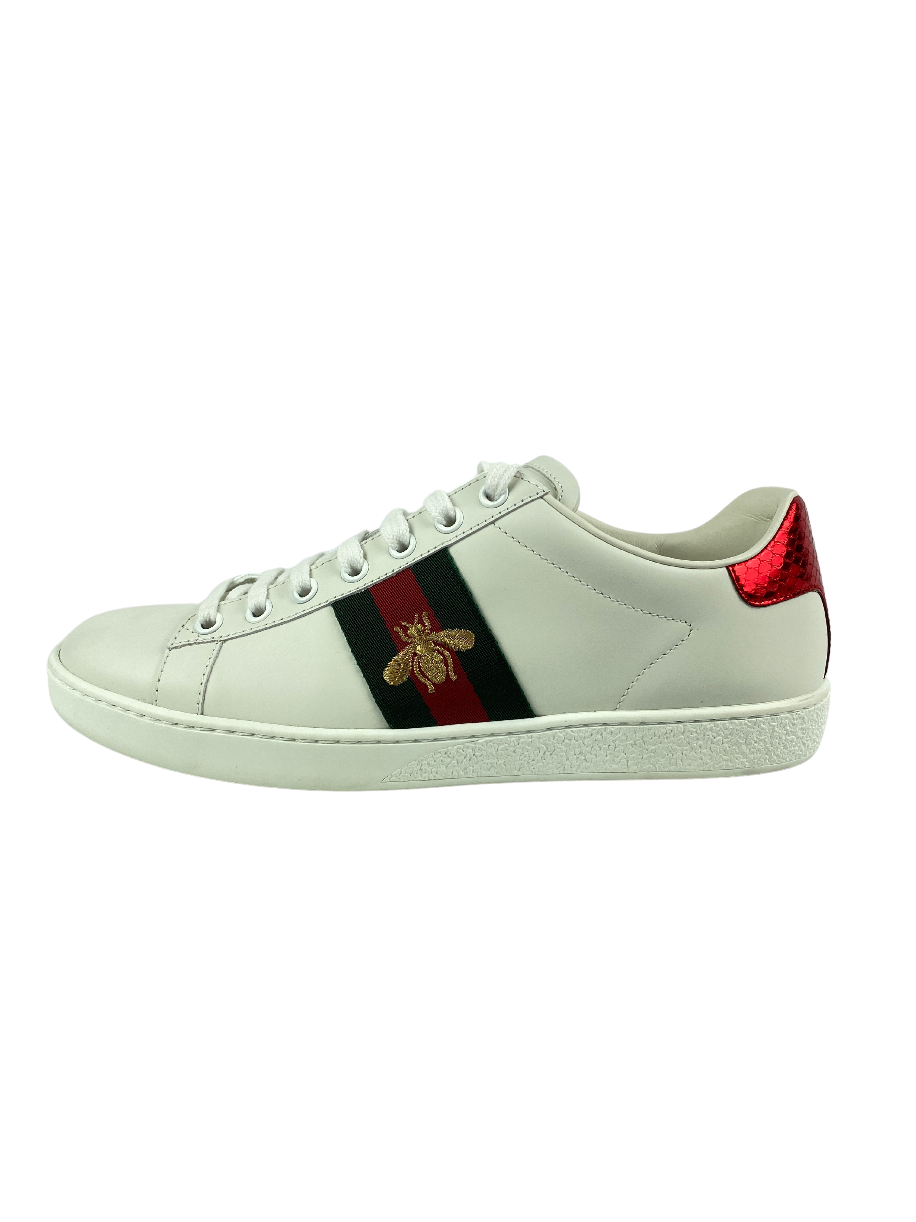 GUCCI ACE BEE SNEAKERS SIZE 38 NEW IN BOX – AU