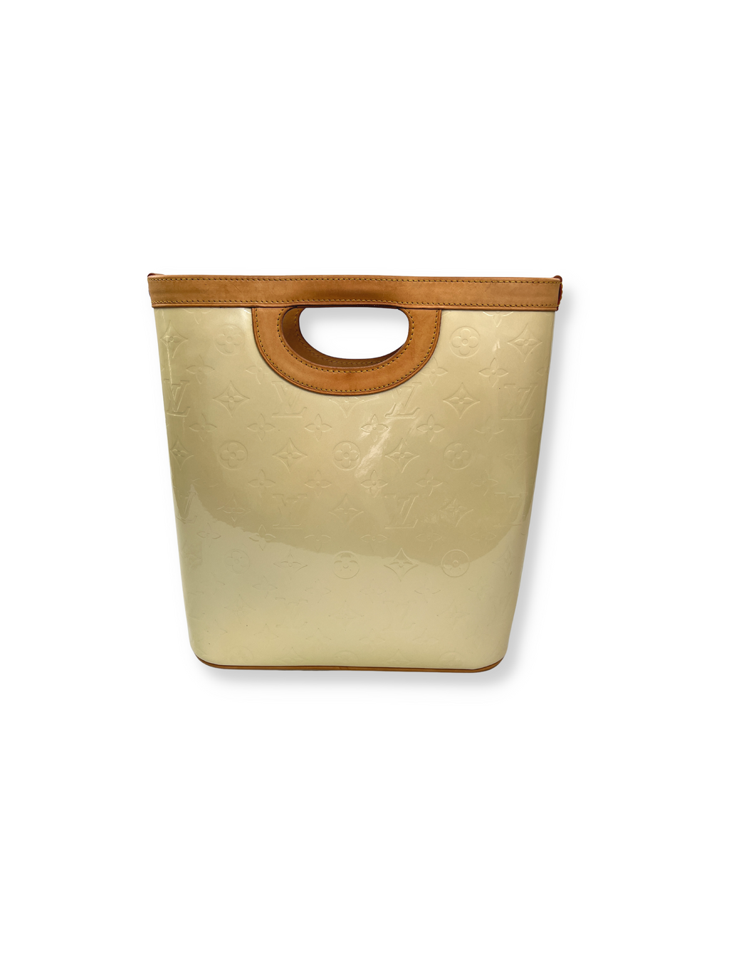 LOUIS VUITTON - STILLWOOD VERTICAL BAG IN PERLE MONOGRAM VERNIS