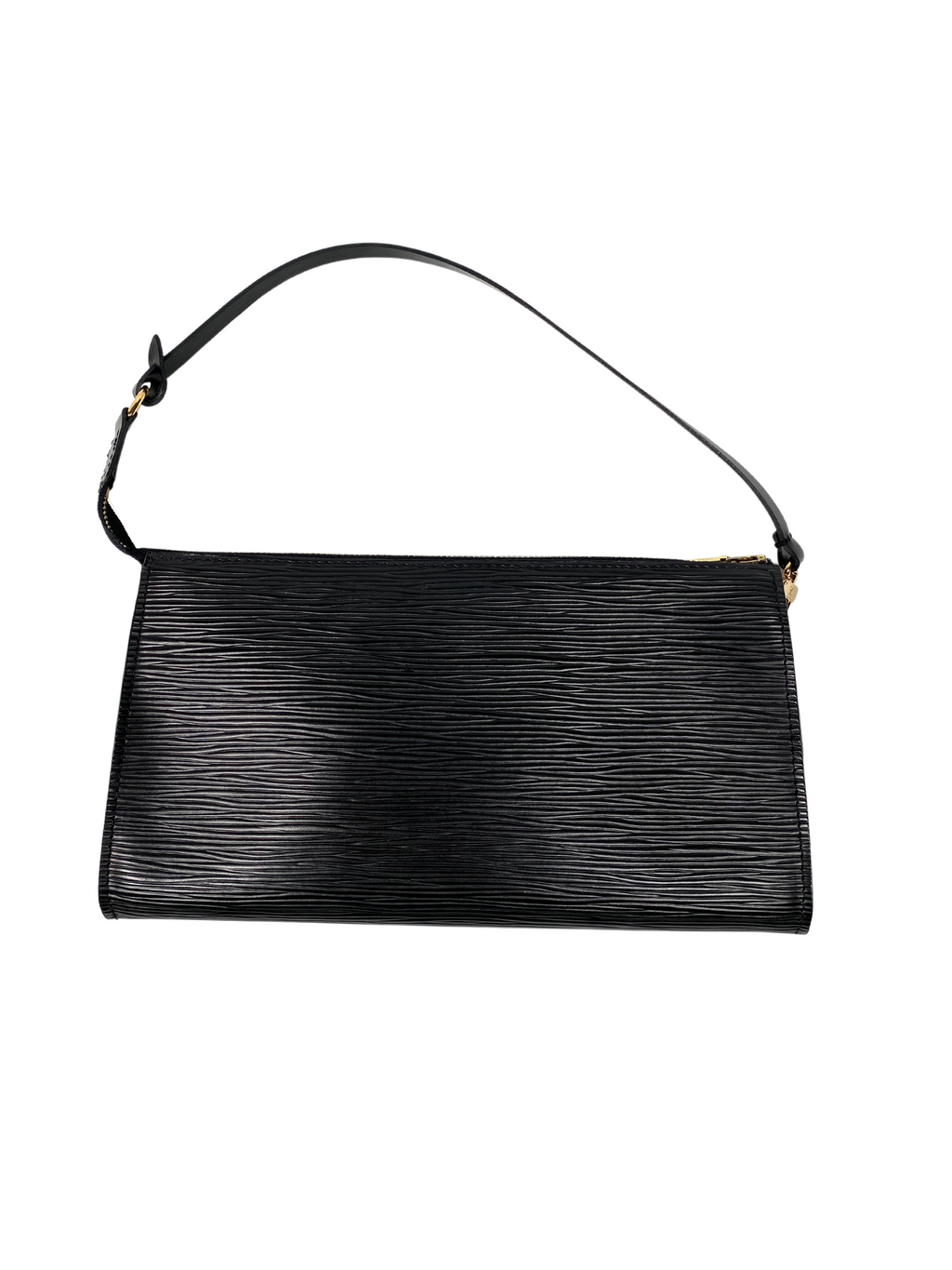 LOUIS VUITTON - POCHETTE ACCESSORIES IN NOIR EPI LEATHER