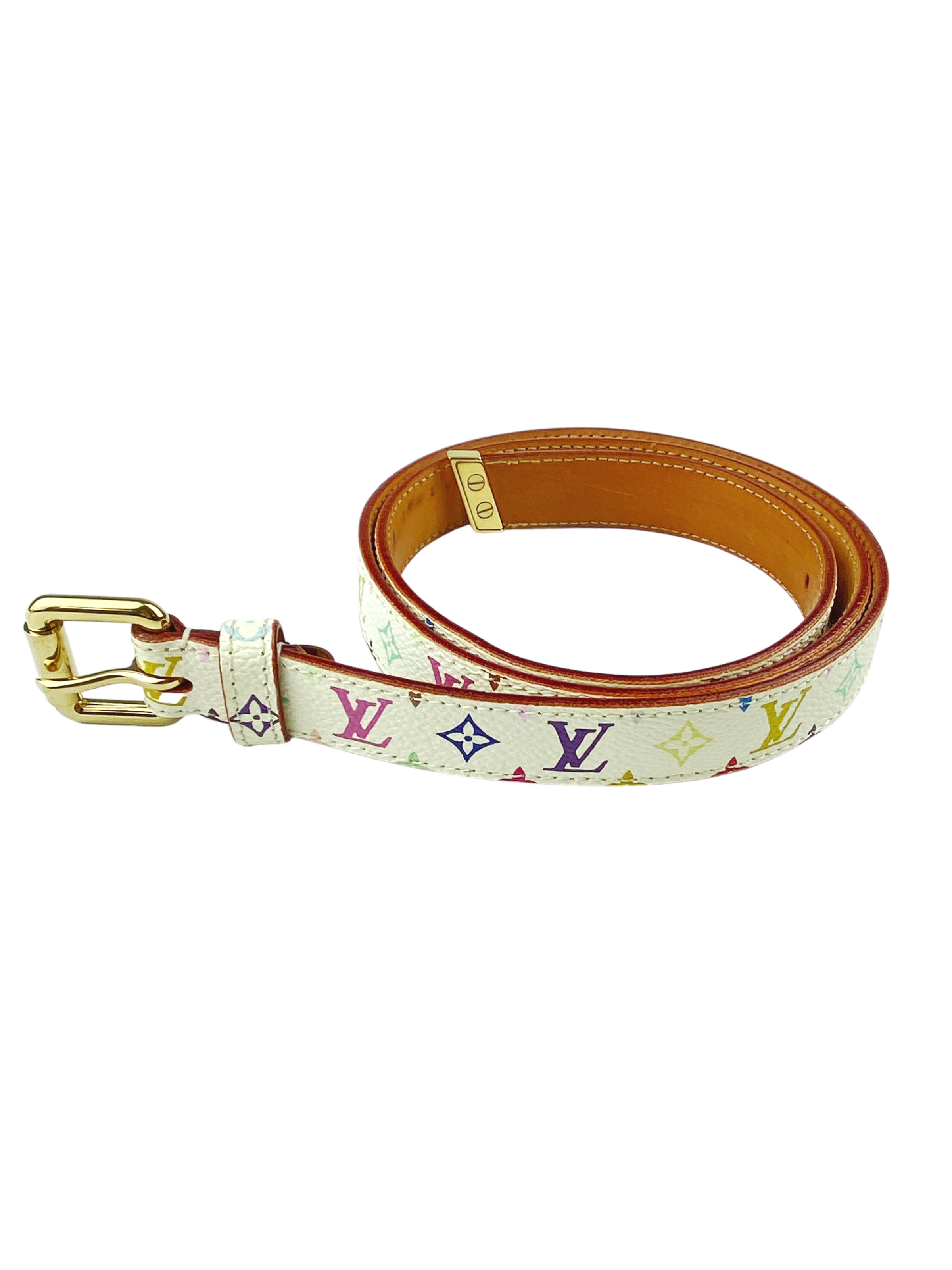 Louis Vuitton Monogram Buckle Belt