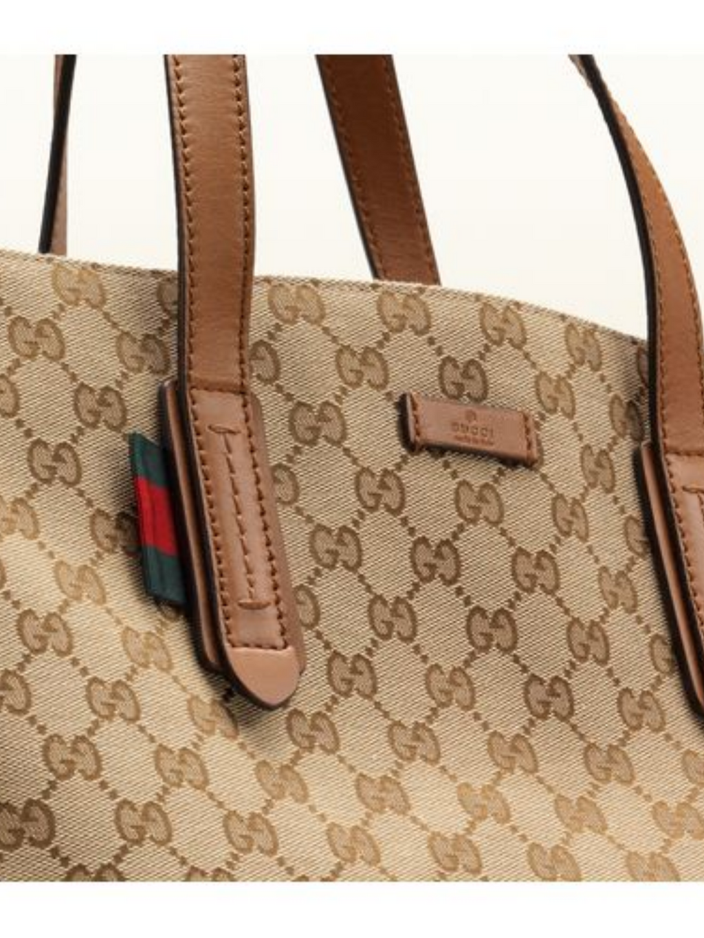 GUCCI - ORIGINAL GG CANVAS TALL TOTE