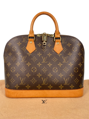 LOUIS VUITTON - ALMA PM HANDBAG MONOGRAM CANVAS - YR 1996