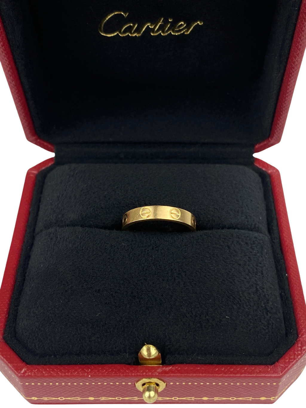 CARTIER - LOVE RING MINI YELLOW GOLD - SZ 52