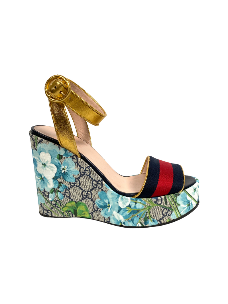 Gucci wedge shoes discount