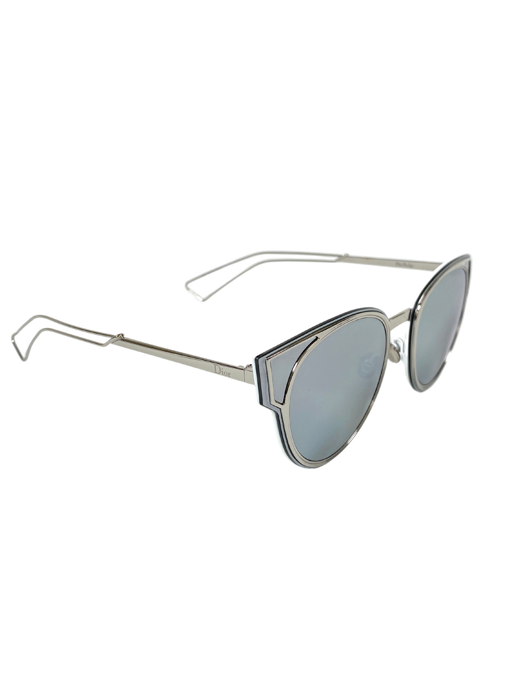 DIOR - DIOR SCULPT SUNGLASSES IN PALLADIUM - NEW IN BOX