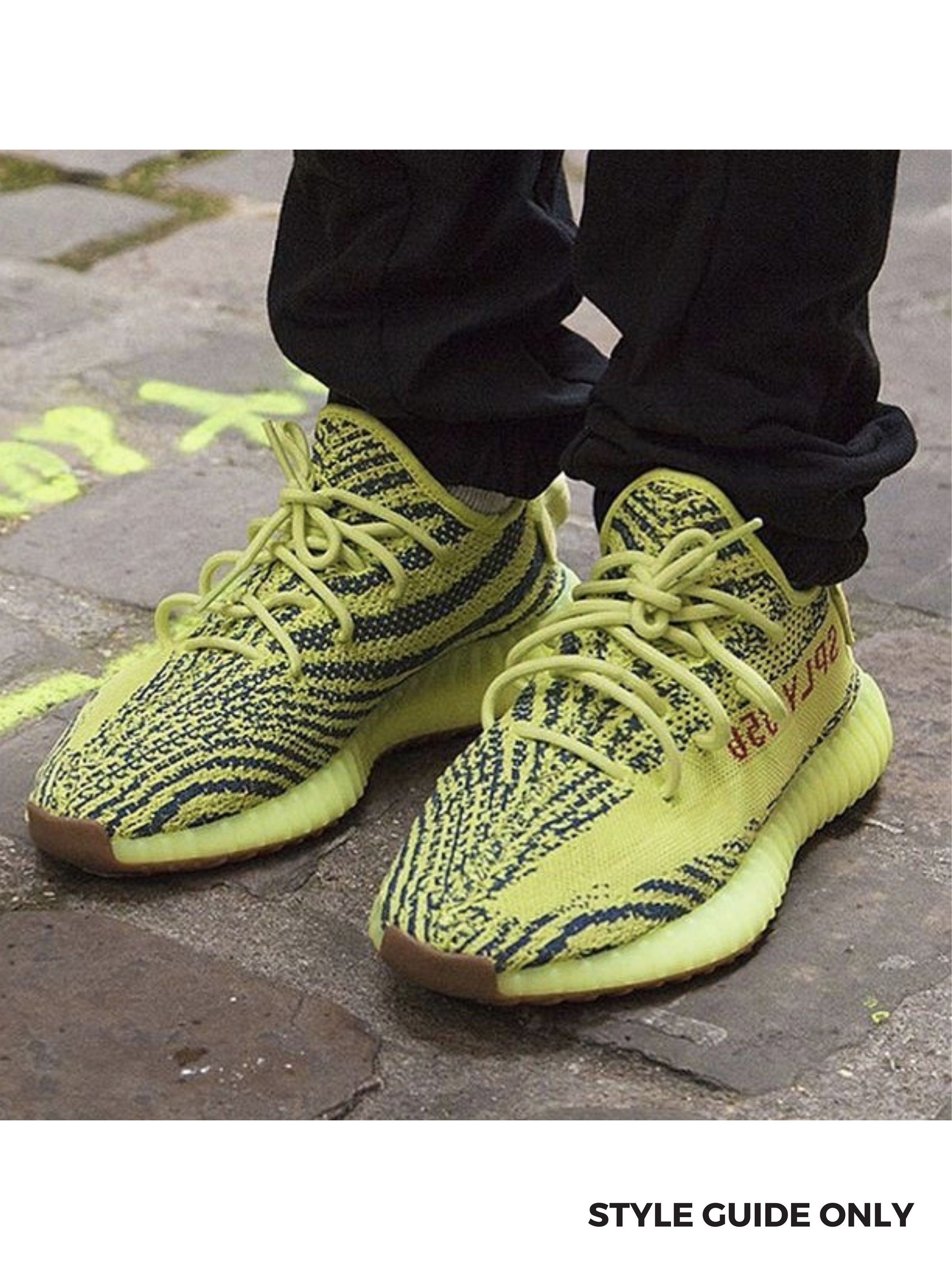 ADIDAS YEEZY ULTRABOOST 350 V2 SEMI FROZEN YELLOW SZ 7.5 US