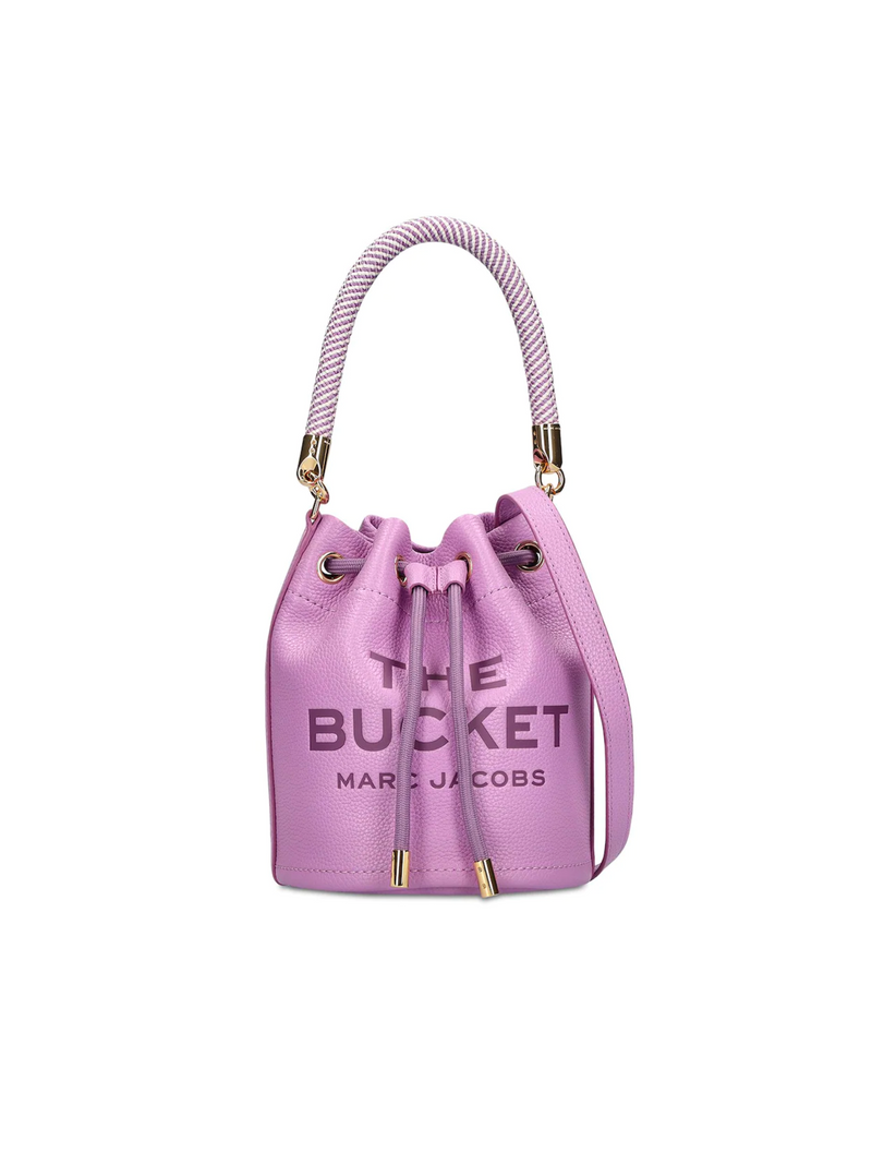 MARC JACOBS - THE LEATHER BUCKET BAG REGAL ORCHID