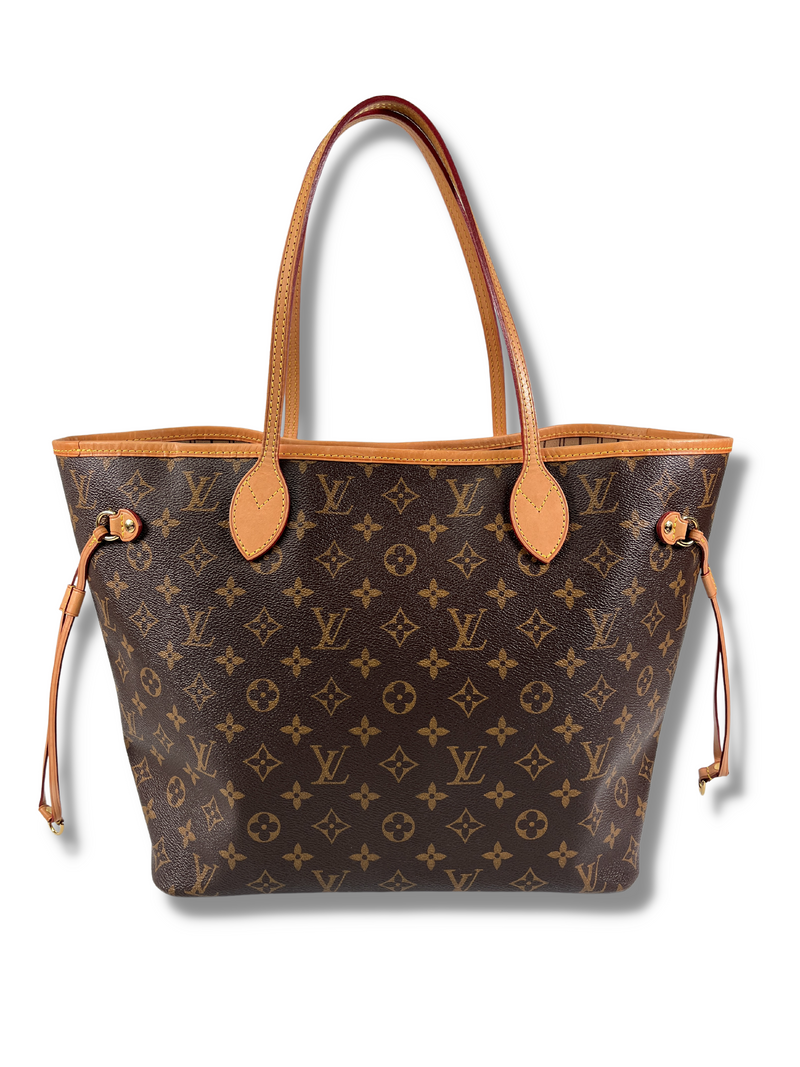 LOUIS VUITTON NEVERFULL MM TOTE IN MONOGRAM WITH BEIGE INTERIOR RE.LUXE AU