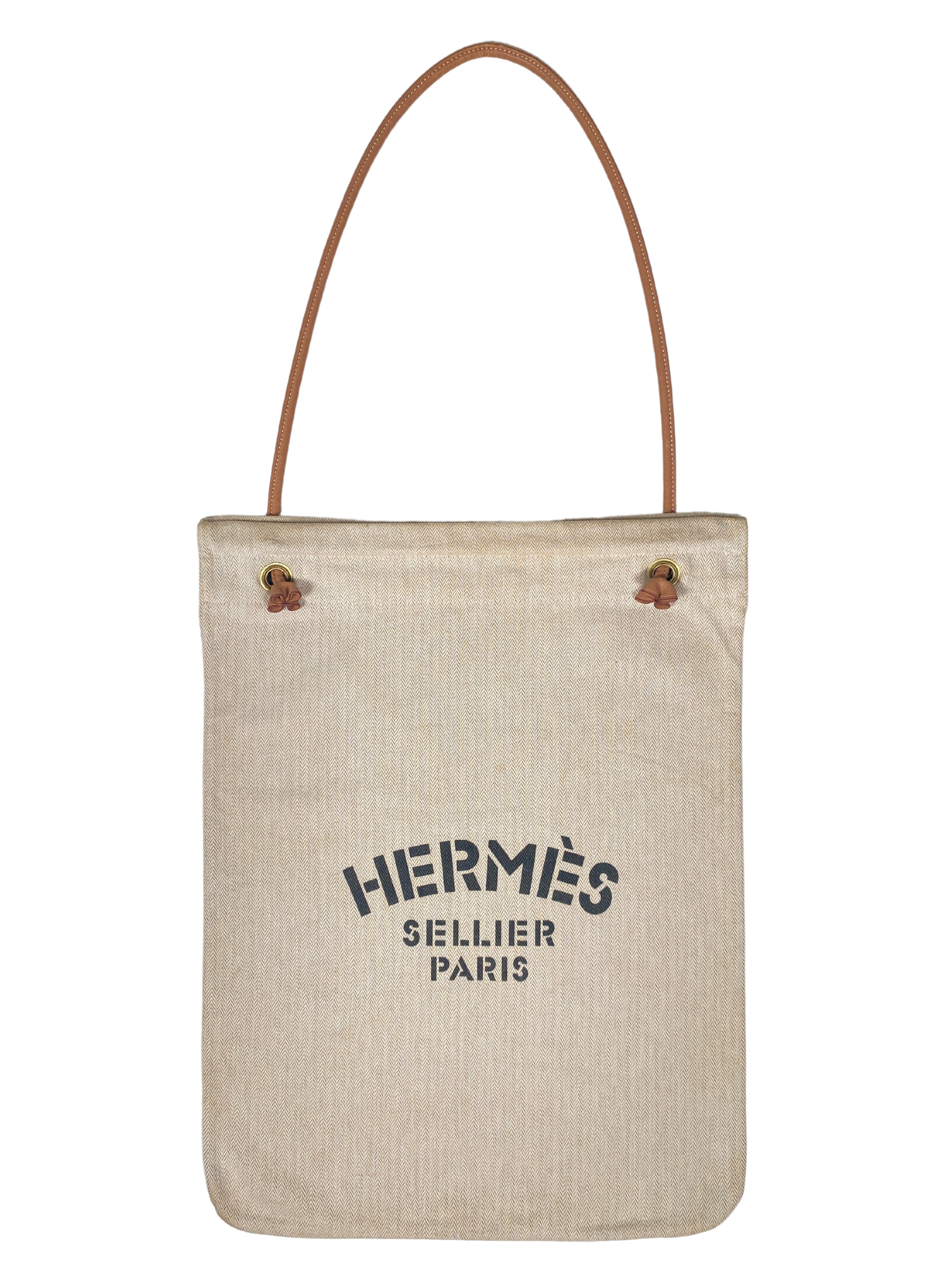 Hermes aline sales canvas bag