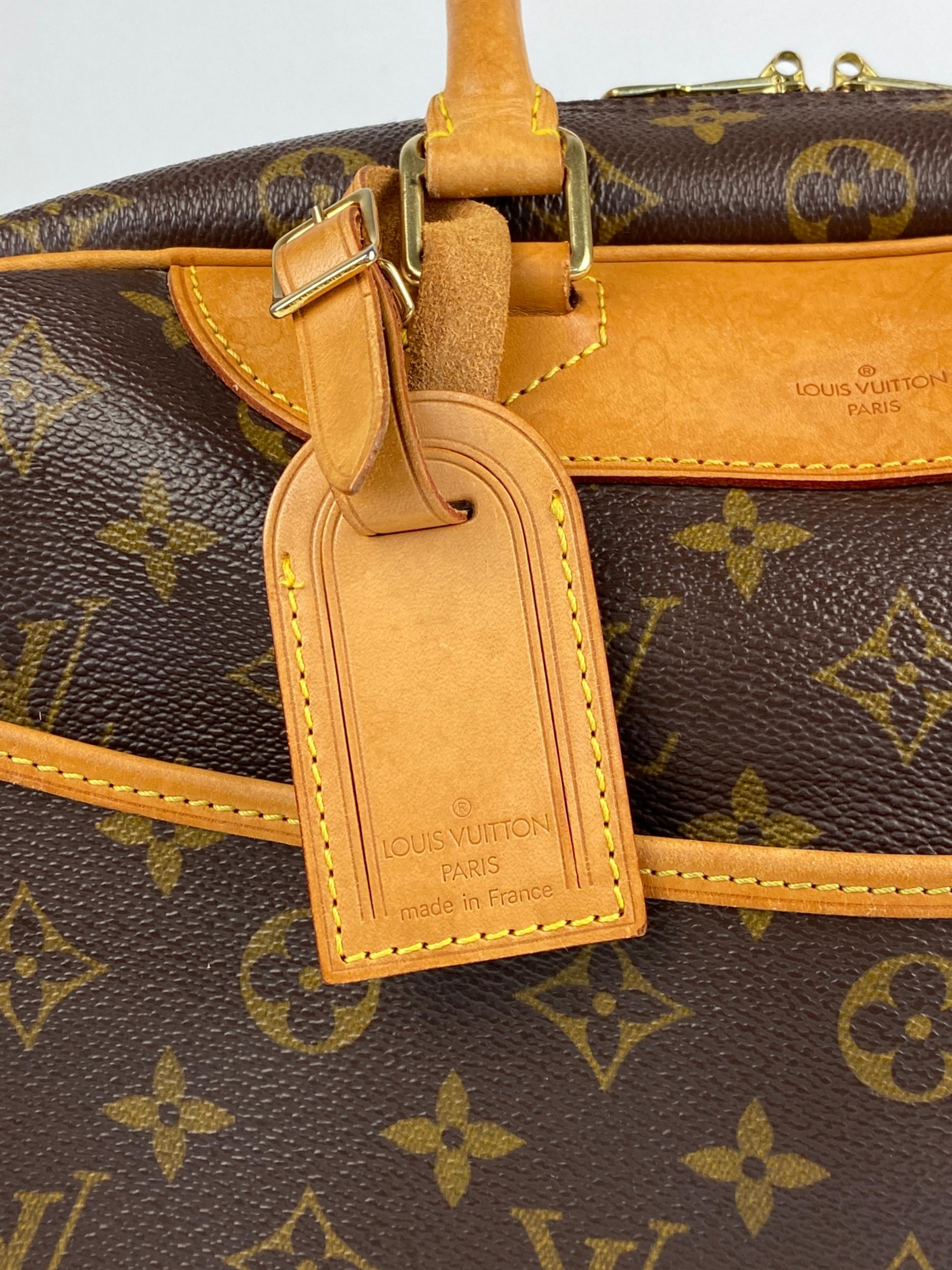 Louis Vuitton Monogram Deauville Bowling Bag Leather ref.409319 - Joli  Closet
