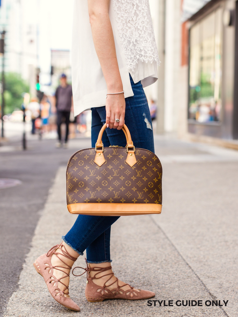 LOUIS VUITTON - ALMA PM HANDBAG MONOGRAM CANVAS - YR 1996