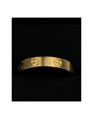 CARTIER - LOVE RING MINI YELLOW GOLD - SZ 52