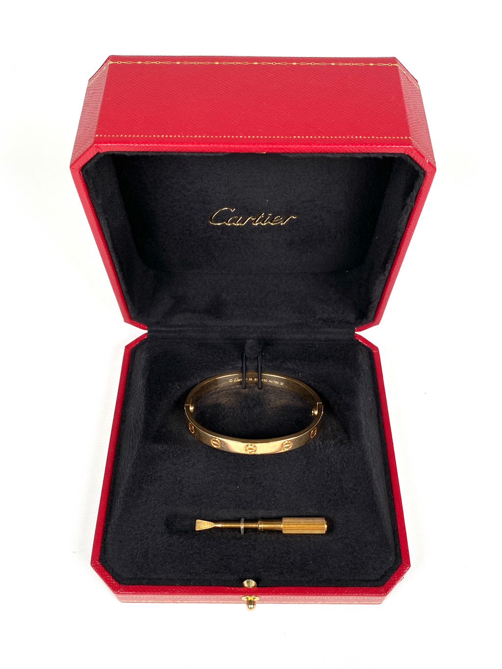 CARTIER - LOVE BRACELET IN 18K YELLOW GOLD - SZ 16