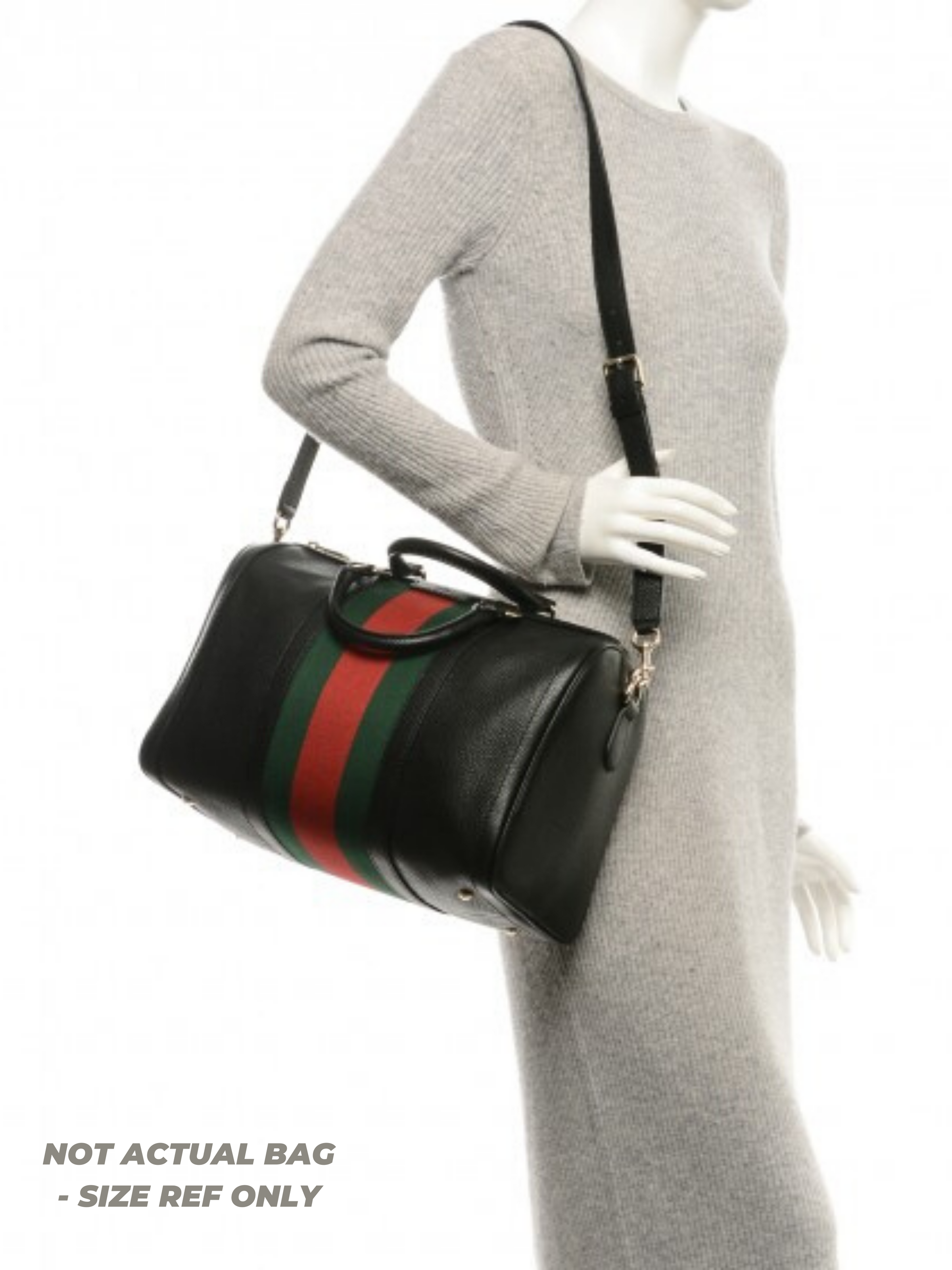 gucci boston bag black leather