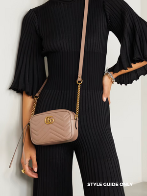 Gucci marmont mini dusty 2025 pink