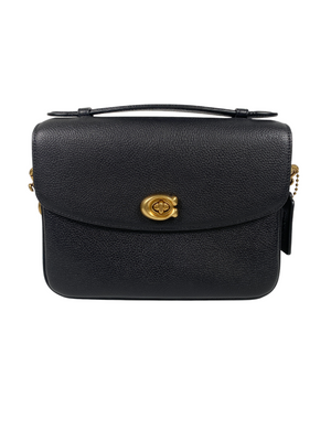 COACH - CASSIE CROSSBODY BAG BLACK LEATHER