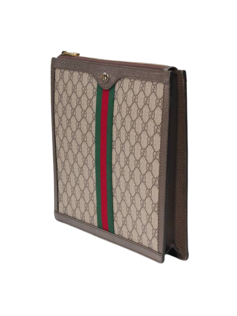 GUCCI - GG SUPREME MONOGRAM OPHIDIA PORTFOLIO POUCH