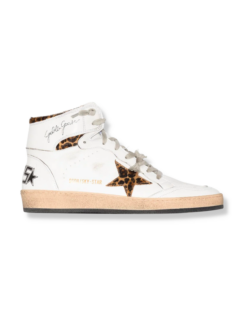 GOLDEN GOOSE - SKY STAR HI TOP SNEAKERS - NEW - SIZE 40