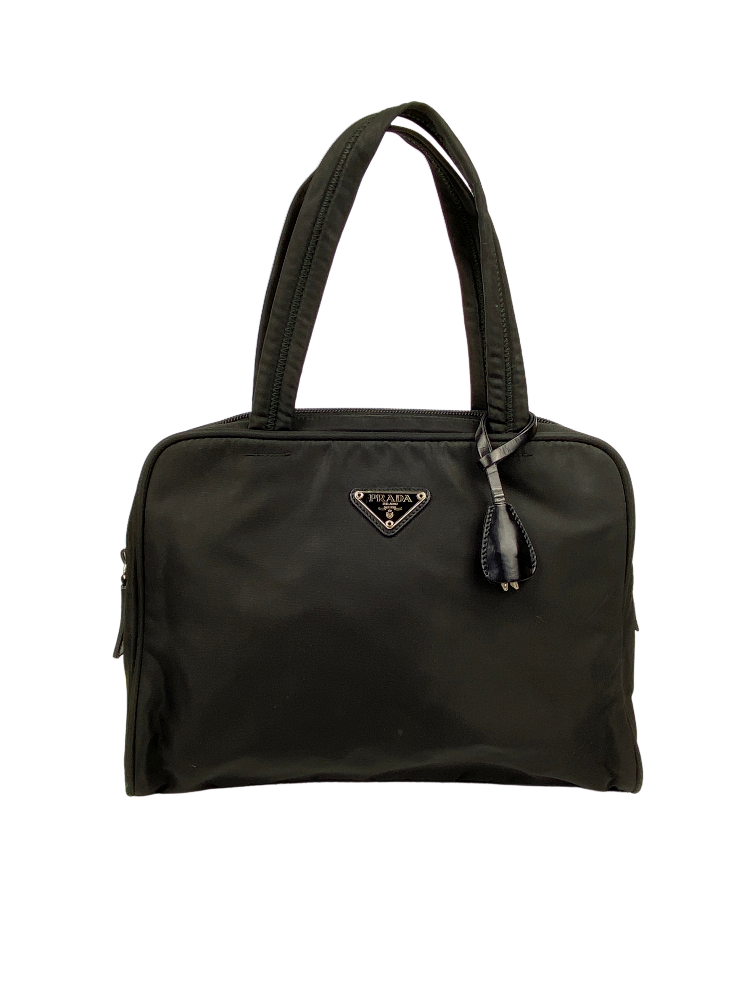 Vintage black 2025 prada handbag