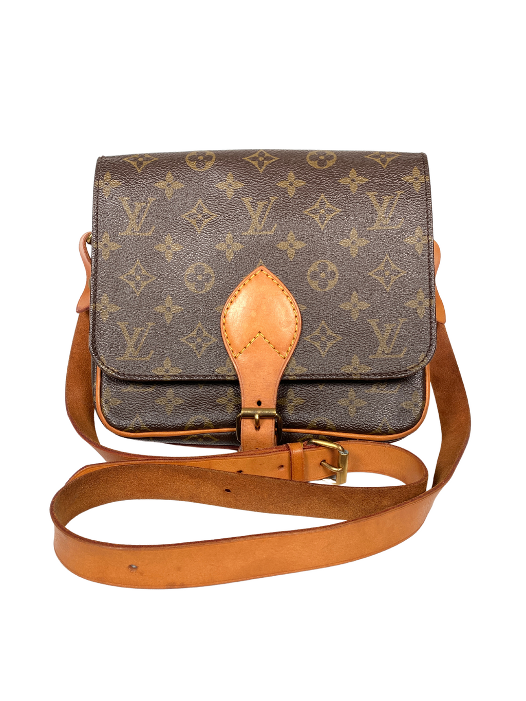LOUIS VUITTON - CARTOUCHIERE MM CROSSBODY BAG IN MONOGRAM CANVAS