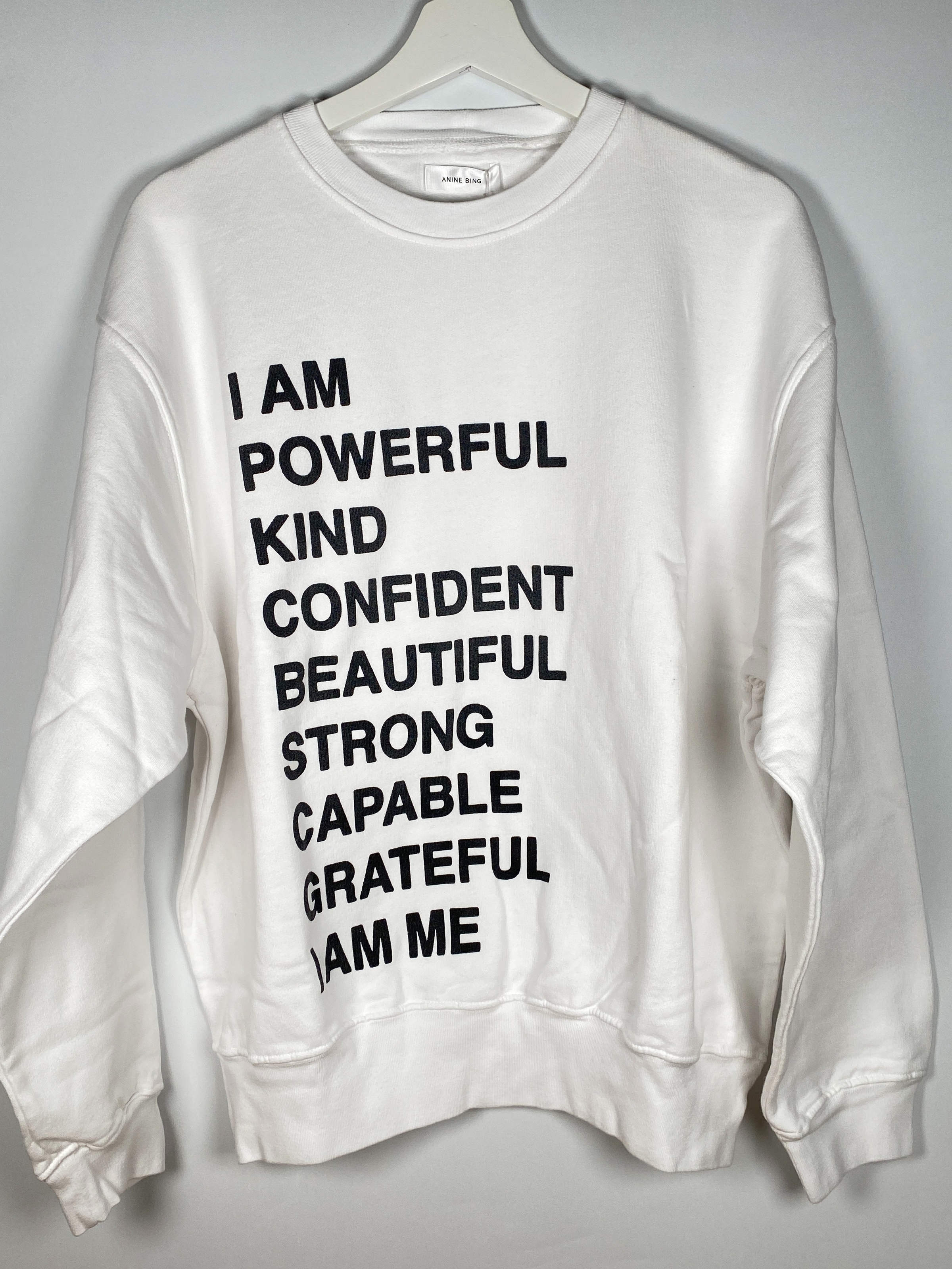 Anine bing online empowerment sweatshirt