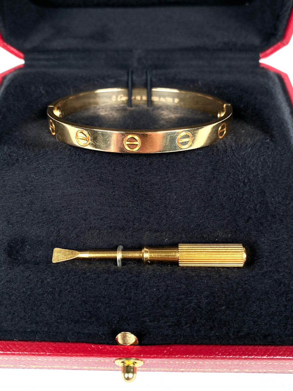 CARTIER - LOVE BRACELET IN 18K YELLOW GOLD - SZ 16