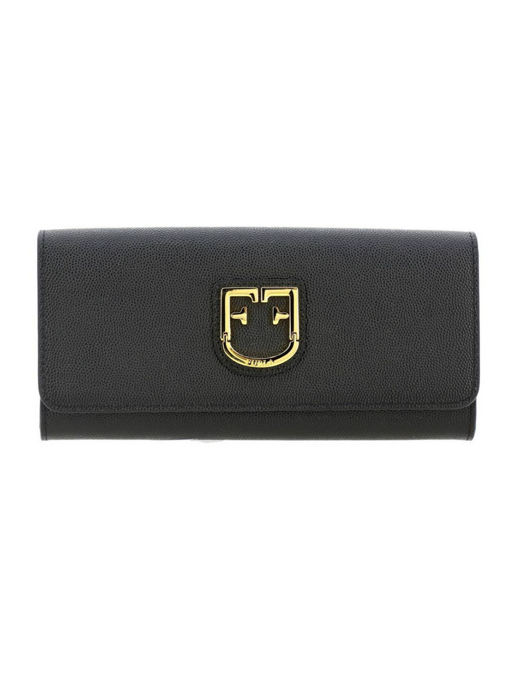 FURLA - BELVEDERE BI-FOLD WALLET IN BLACK LEATHER - NEW WITH TAGS