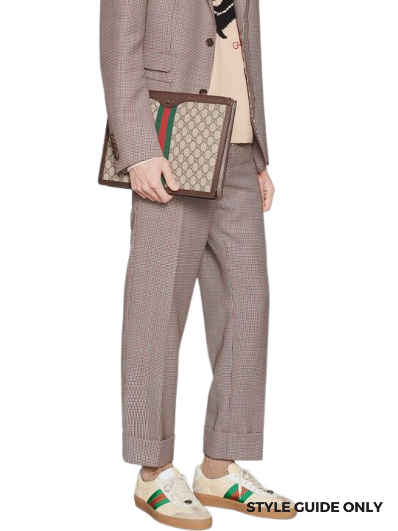 GUCCI - GG SUPREME MONOGRAM OPHIDIA PORTFOLIO POUCH