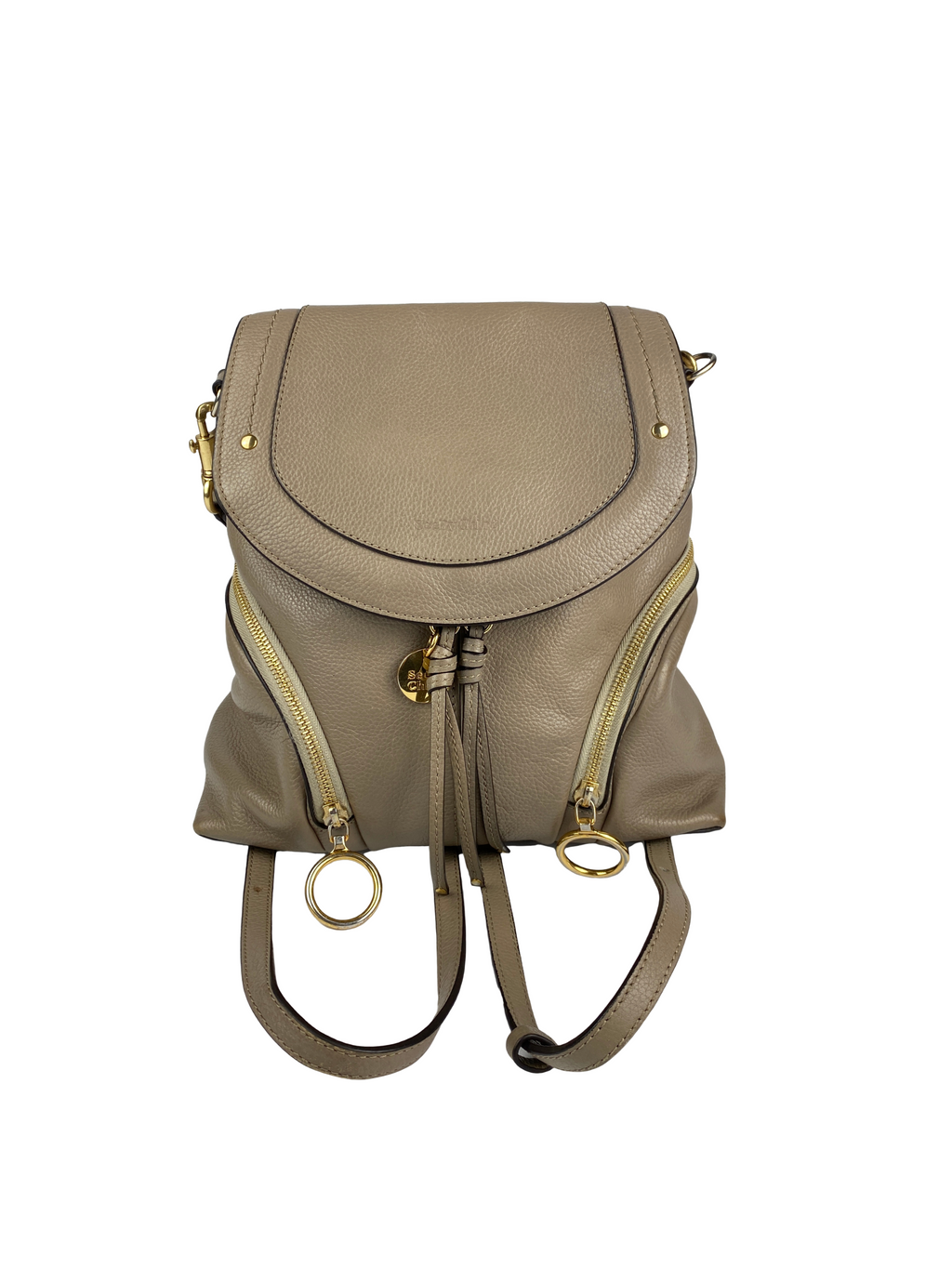 SEE BY CHLOE - OLGA CONVERTIBLE BACKPACK IN MOTTY GREY