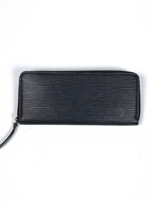 LOUIS VUITTON - CLEMENCE WALLET IN BLACK EPI LEATHER