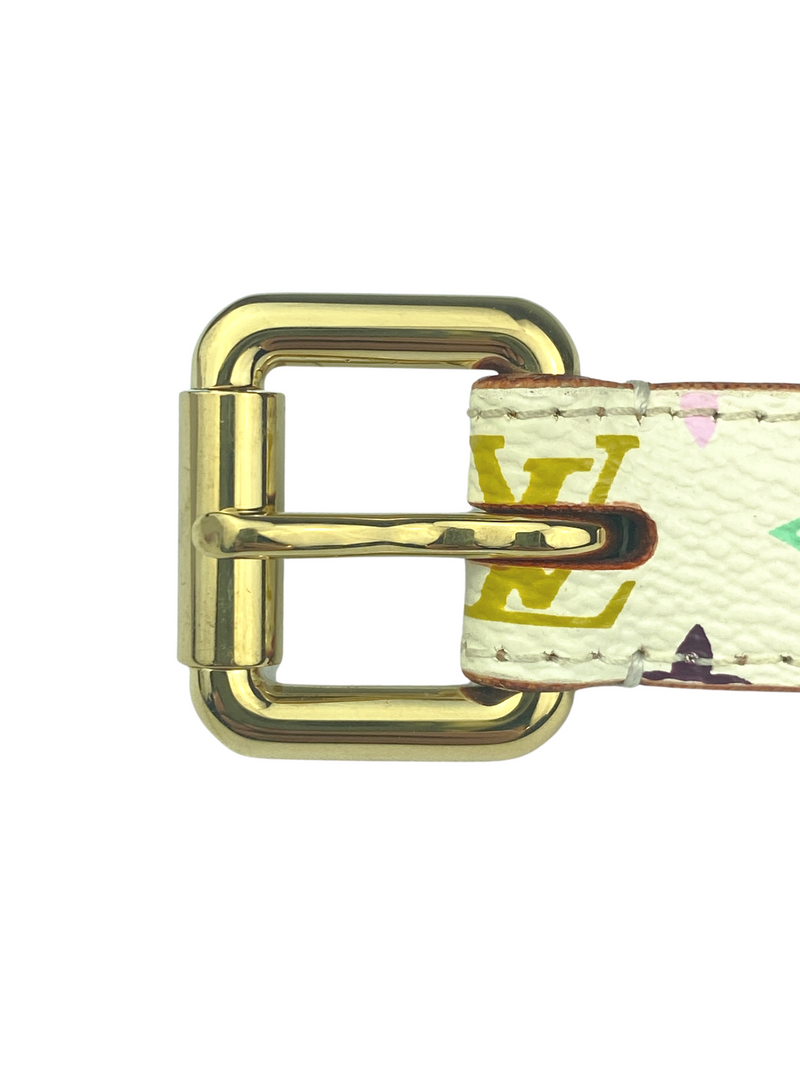 LOUIS VUITTON - MURAKAMI MULTICOLOUR MONOGRAM SLIM BELT