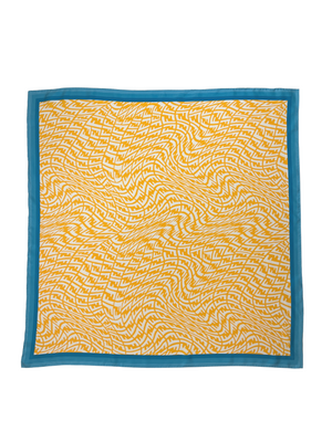 FENDI - FF VERTIGO SCARF 100% SILK - NEW 90 X 86 CM