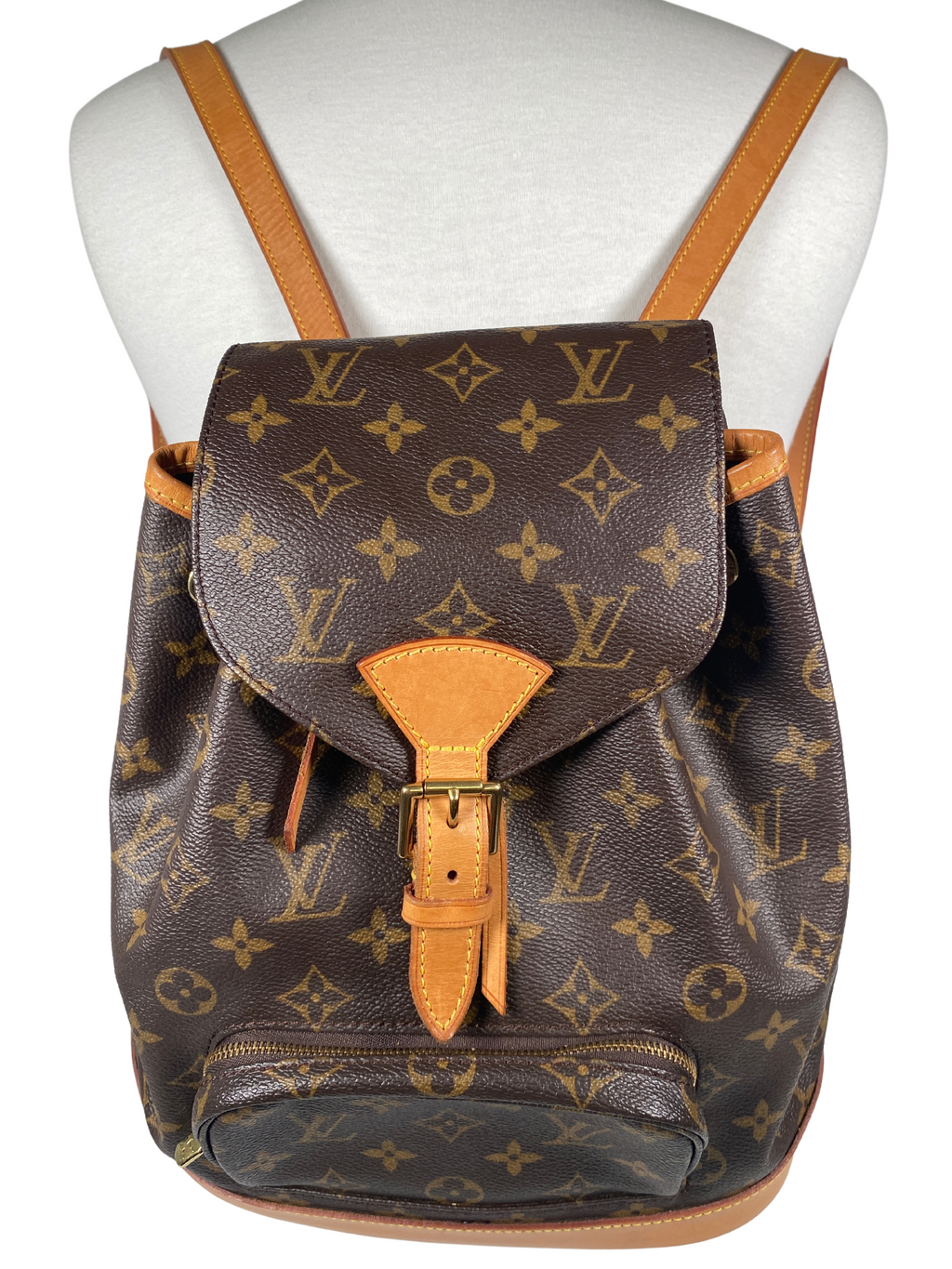 LOUIS VUITTON - MONTSOURIS MM BACKPACK MONOGRAM CANVAS