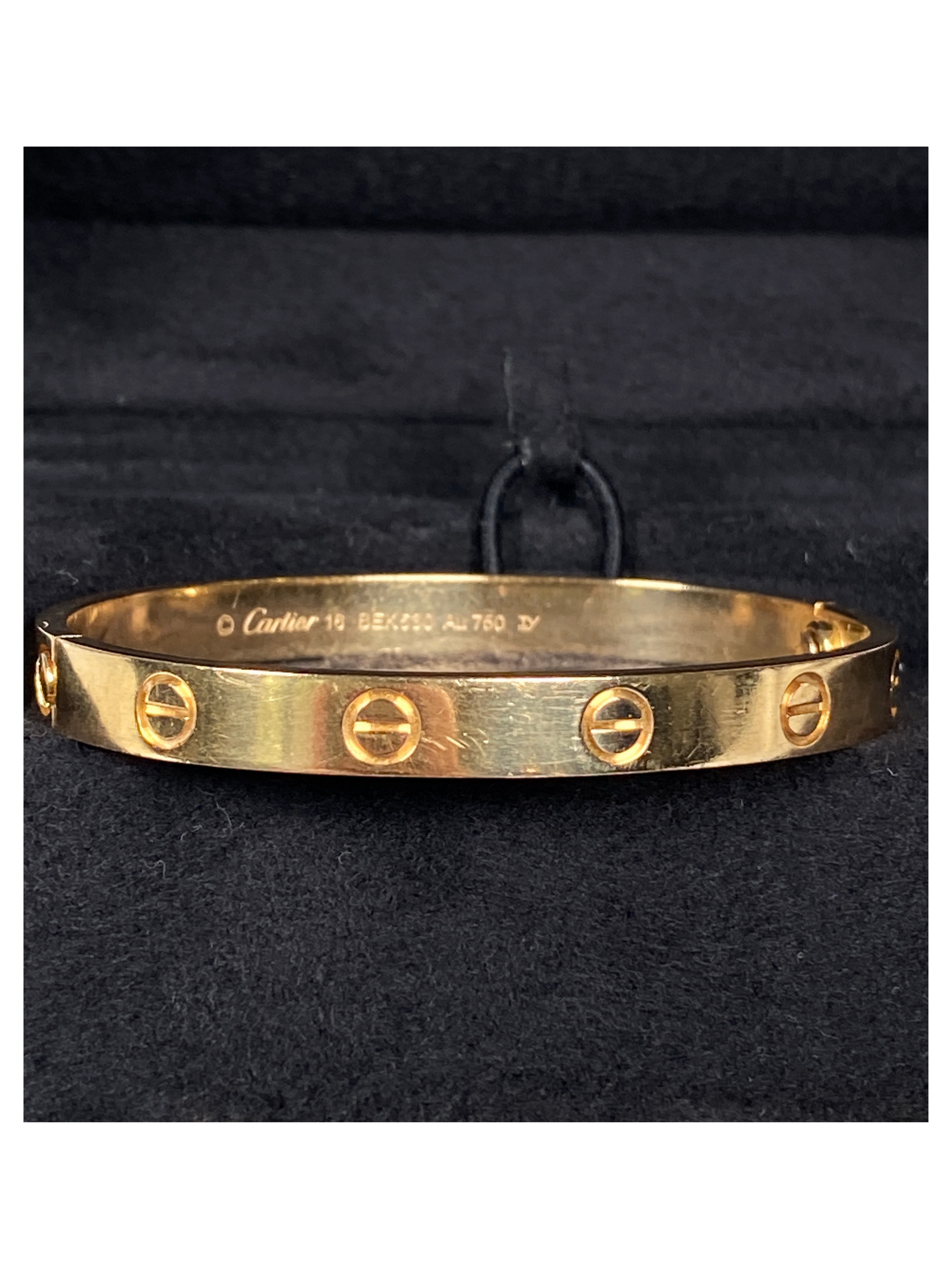 Cartier 18k gold sales bracelet