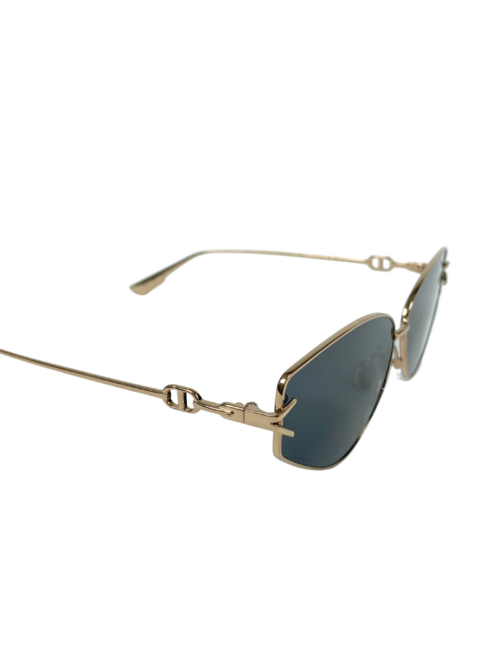 DIOR - DIOR GIPSY 2 SUNGLASSES IN GOLD GREY - NEW IN BOX